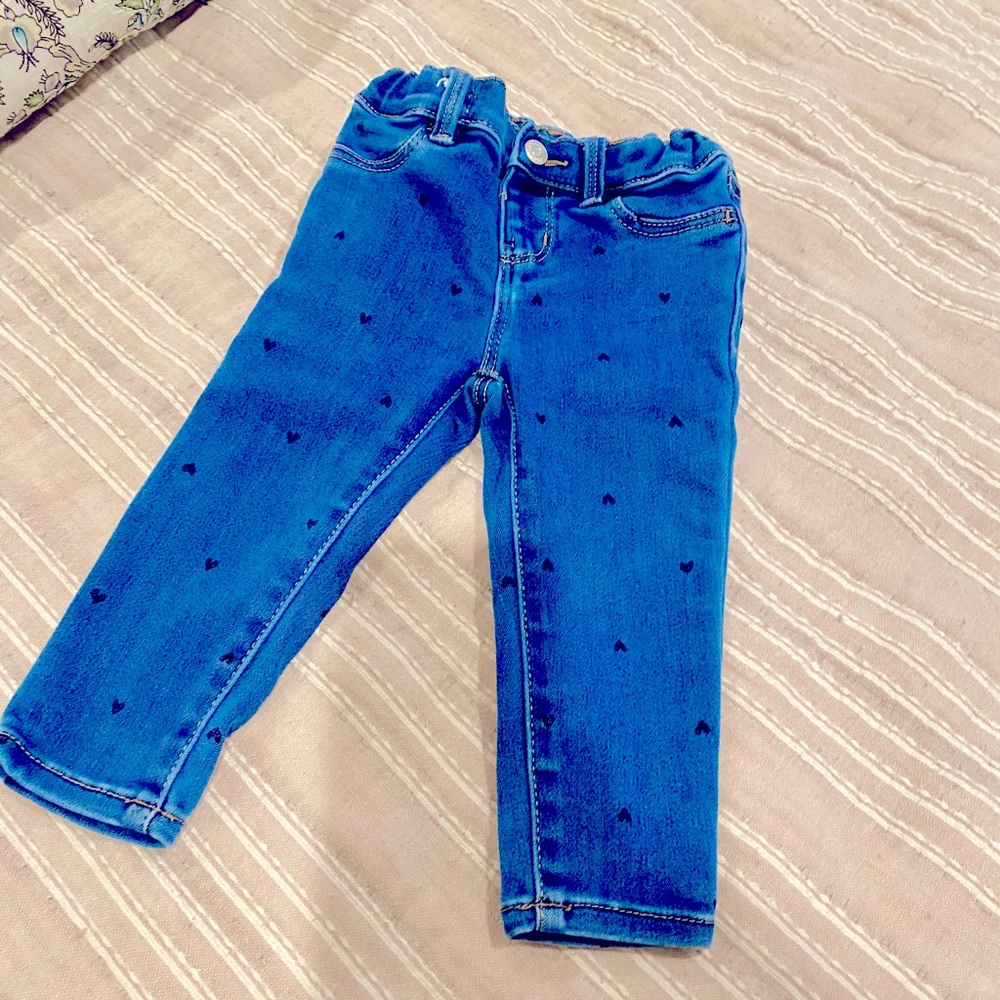 18m Oshkosh B’gosh 💙Patterned Blue Jeans